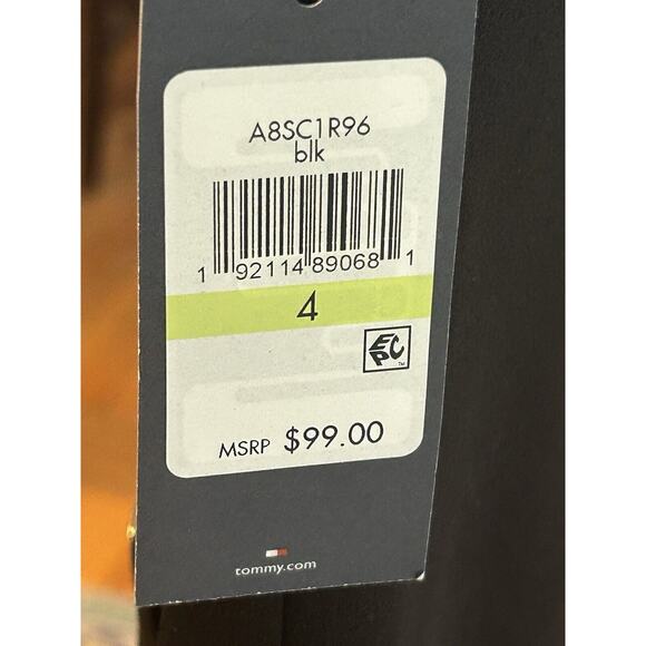 Tommy Hilfiger Women's size 4 Black Sheath Dress with Grommet Detail NWT - Picture 3 of 5